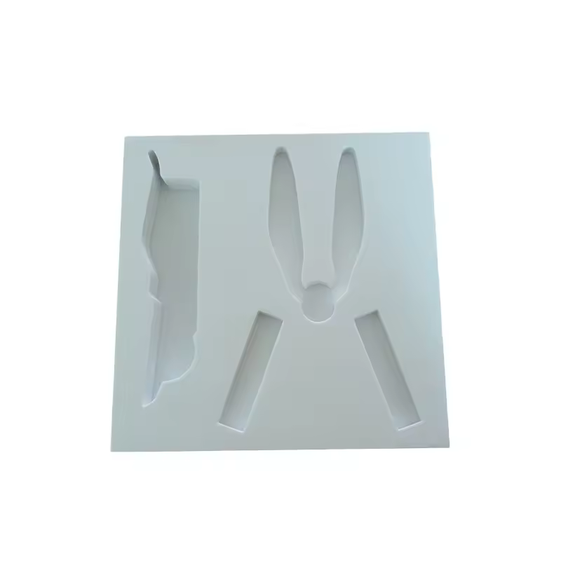 Paidu Custom Die Cut CNC Milled Or Routed EVA Foam Insert 2 Tone Protective Packaging flower box black foam insert with ribbon