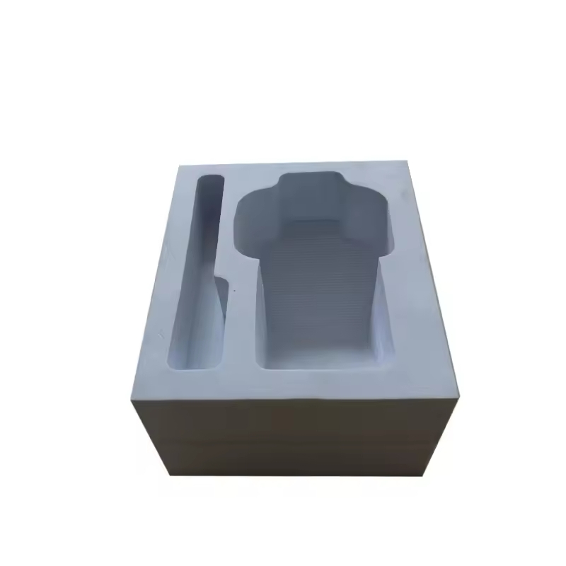Paidu Factory High density cutting different yellow Small bottom depth hole CNC eva foam fly box insert for products Box Packaging UAV