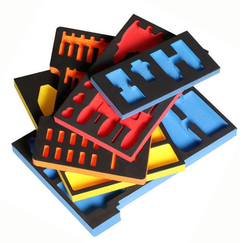 Paidu Factory Custom die cut Eva foam sheet Good-looking white color cosmetic packaging insert tool case for jewelry gift box