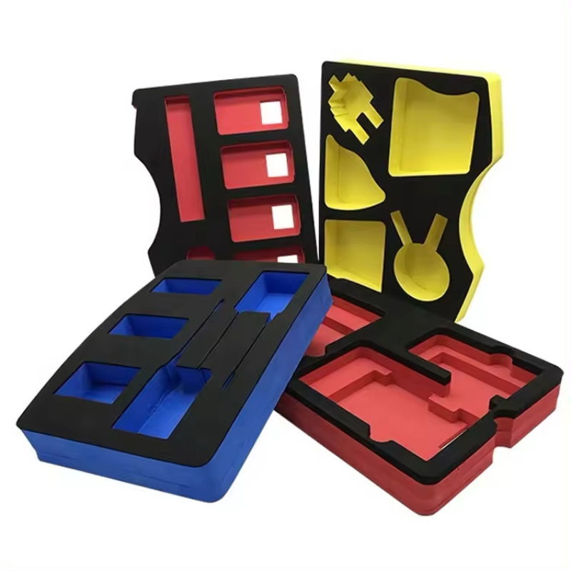 Custom Laser Die Cut Carbon EVA Foam And EPE Foam Cardboard Tool Box Packaging Case Insert Foam