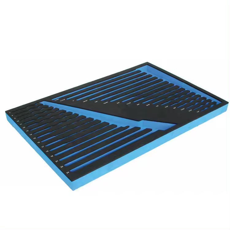 Il colore nero della schiuma di imballaggio di forma personalizzata del materiale da imballaggio ad alta densità di Paidu incide la schiuma Eva per l'imballaggio protettivo