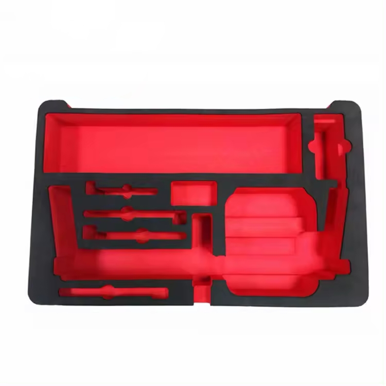 Custom Laser Die Cut Carbon EVA Foam And EPE Foam Cardboard Tool Box Packaging Case Insert Foam