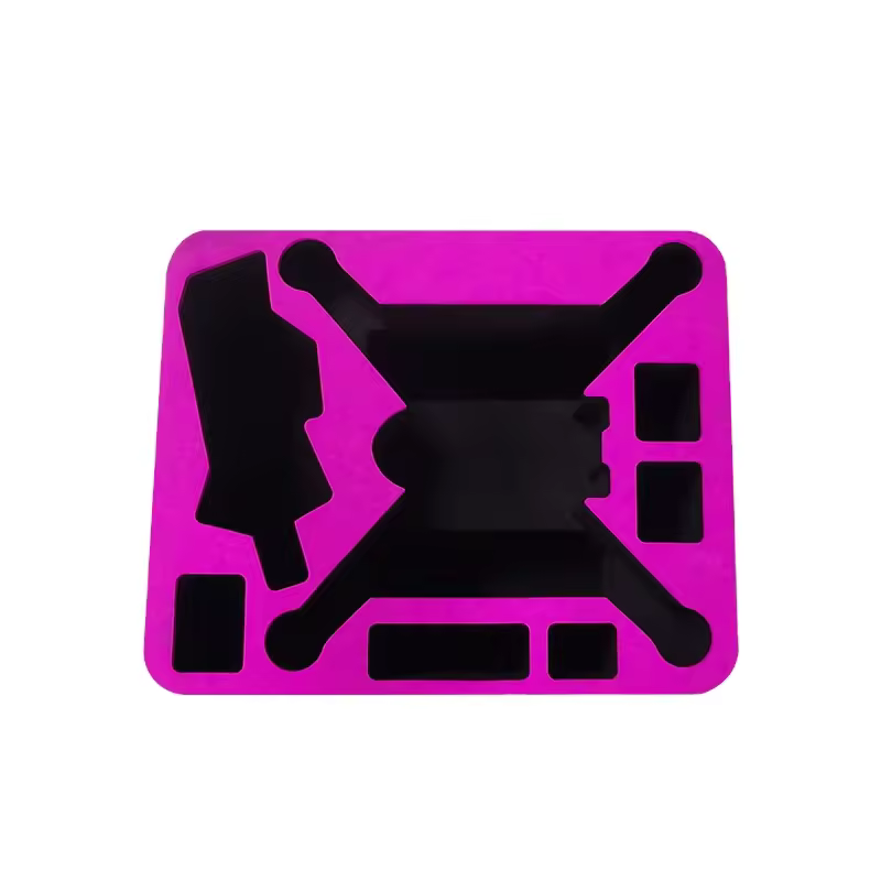 Il colore nero della schiuma di imballaggio di forma personalizzata del materiale da imballaggio ad alta densità di Paidu incide la schiuma Eva per l'imballaggio protettivo